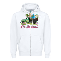 White easter on the hunt Zipper Hoodie - AdoDesignShop