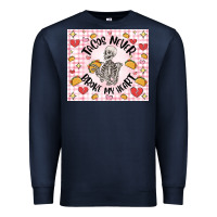 Navy tacos never broke my heart Premium Sweatshirt - MaliasSmallBusiness