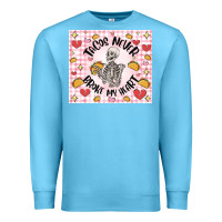 Ocean Blue tacos never broke my heart Premium Sweatshirt - MaliasSmallBusiness