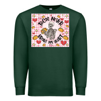 Sports Green tacos never broke my heart Premium Sweatshirt - MaliasSmallBusiness