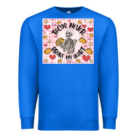 True Royal tacos never broke my heart Premium Sweatshirt - MaliasSmallBusiness