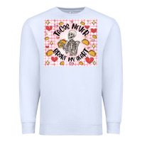 White tacos never broke my heart Premium Sweatshirt - MaliasSmallBusiness