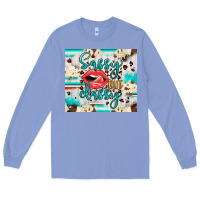 Colony Blue sassy but classy Long Sleeve Tee - JahusDesignShop