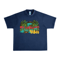 Navy summer vibes Urban Heavy Tee - SublimationCraftShop