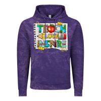 Cloud Purple teach love inspire Vintage Hoodie - texasbilliewilder