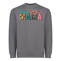 Storm twin mama with flowers Heavyweight Sweatshirt - texasbilliewilder