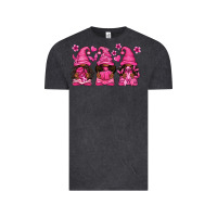 Vintage Black breast cancer afro gnomies Vintage Tee - texasbilliewilder
