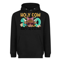 Black holy cow 100 days of school Heavyweight Hoodie - MaliasSmallBusiness