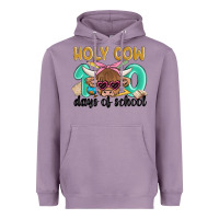 Lavender holy cow 100 days of school Heavyweight Hoodie - MaliasSmallBusiness