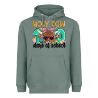 Sage holy cow 100 days of school Heavyweight Hoodie - MaliasSmallBusiness