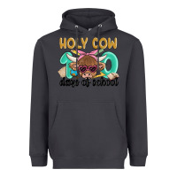 Smoke holy cow 100 days of school Heavyweight Hoodie - MaliasSmallBusiness