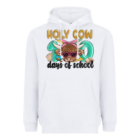 White holy cow 100 days of school Heavyweight Hoodie - MaliasSmallBusiness