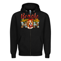 Black beagle mom Zipper Hoodie - Artiststas
