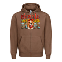 Chestnut beagle mom Zipper Hoodie - Artiststas