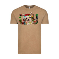 Vintage Coffee christmas chihuahua joy Vintage Tee - BarkalooDesign