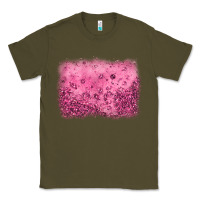 Army Green pink glitter background Classic Tee - JahusDesignShop