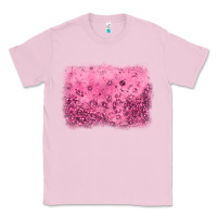 Bubblegum Pink pink glitter background Classic Tee - JahusDesignShop