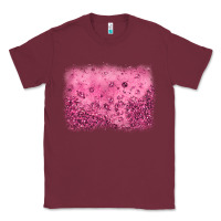 Burgundy pink glitter background Classic Tee - JahusDesignShop