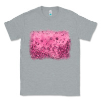 Heather Grey pink glitter background Classic Tee - JahusDesignShop