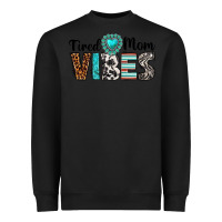 Black tired mom vibes Heavyweight Sweatshirt - texasbilliewilder