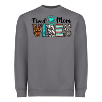 Storm tired mom vibes Heavyweight Sweatshirt - texasbilliewilder