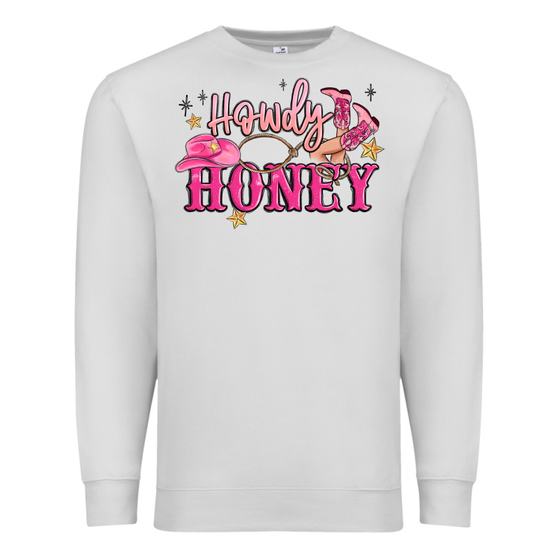 Howdy Honey Premium Sweatshirt by MaliasSmallBusiness | Teevron