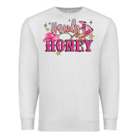Oatmeal Heather howdy honey Premium Sweatshirt - MaliasSmallBusiness