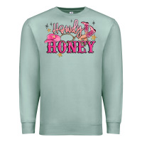 Seafoam howdy honey Premium Sweatshirt - MaliasSmallBusiness