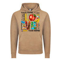 Vintage Coffee teach love inspire teacher Vintage Hoodie - texasbilliewilder