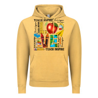 Vintage Mustard teach love inspire teacher Vintage Hoodie - texasbilliewilder