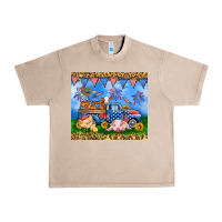 French Oak America farm animals truck 20oz skinny tumbler Urban Heavy Tee - Neo Western