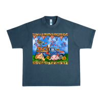 Midnight Navy America farm animals truck 20oz skinny tumbler Urban Heavy Tee - Neo Western