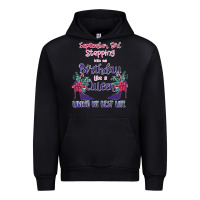 Black Womens September Girl Stepping Into My Birthday Urban Hoodie - Bettercallsaul