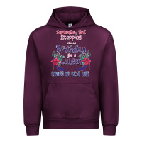 Mauve Wine Womens September Girl Stepping Into My Birthday Urban Hoodie - Bettercallsaul
