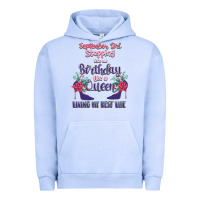 Pigment Grape Ice Womens September Girl Stepping Into My Birthday Urban Hoodie - Bettercallsaul
