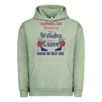 Pigment Oil Green Womens September Girl Stepping Into My Birthday Urban Hoodie - Bettercallsaul