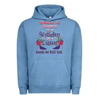 Pigment Pebble Blue Womens September Girl Stepping Into My Birthday Urban Hoodie - Bettercallsaul