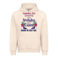 Sandshell Womens September Girl Stepping Into My Birthday Urban Hoodie - Bettercallsaul