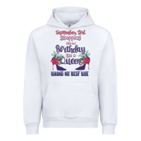 White Womens September Girl Stepping Into My Birthday Urban Hoodie - Bettercallsaul
