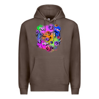 Coffee halloween candy patches 1 Premium Hoodie - BundleAndBundleShop