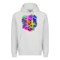 Dove Grey halloween candy patches 1 Premium Hoodie - BundleAndBundleShop