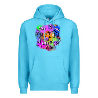 Ocean Blue halloween candy patches 1 Premium Hoodie - BundleAndBundleShop