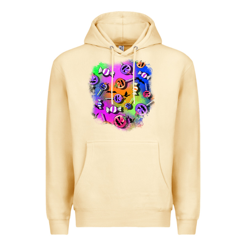 Halloween Candy Patches 1 Premium Hoodie by BundleAndBundleShop | Teevron