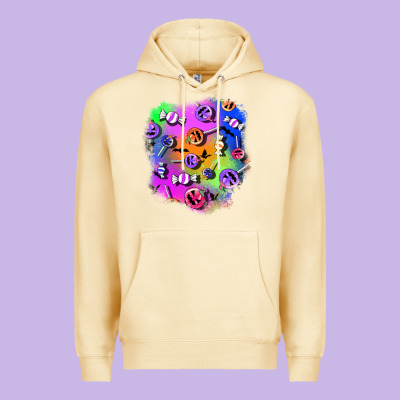 Halloween Candy Patches 1 Premium Hoodie Designed By Bundleandbundleshop