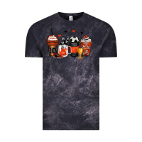 Cloud Black soccer coffee cups Vintage Tee - Zillion Design Studio