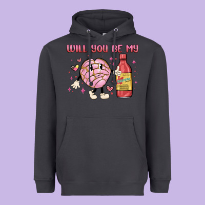 Will You Be My Heavyweight Hoodie Designed By Maliassmallbusiness