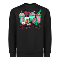 Black nurse fuel coffee cups Heavyweight Sweatshirt - Zillion Design Studio