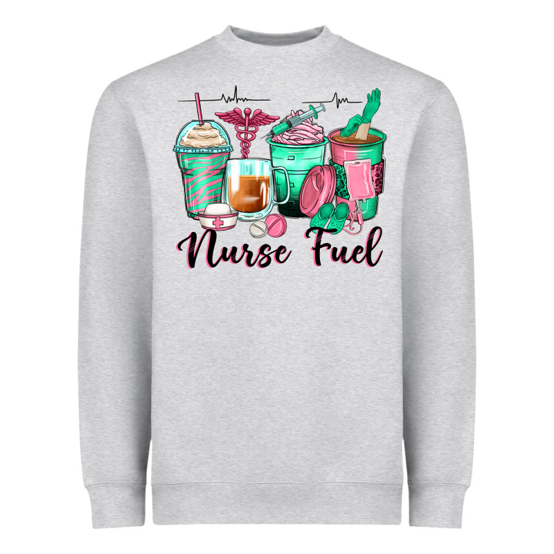 Nurse Fuel Coffee Cups Heavyweight Sweatshirt by Zillion Design Studio | Teevron
