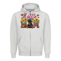 Dove Grey rottweiler mom Zipper Hoodie - Artiststas