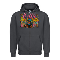 Smoke rottweiler mom Zipper Hoodie - Artiststas